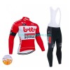 Maillot Cyclisme Hiver + Collant à Bretelles 2022 Lotto Soudal N001